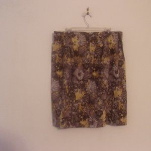Talbots stretch print skirt ( NWOT)